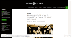 Desktop Screenshot of libroscrudos.com