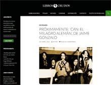 Tablet Screenshot of libroscrudos.com